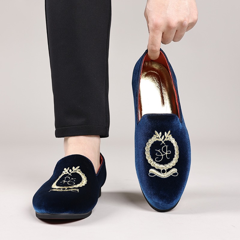 Men'S Shoes Hey Dude - Luxuriöse Designer-Loafer, Wildleder, Stickerei, Freizeitschuhe, spitze