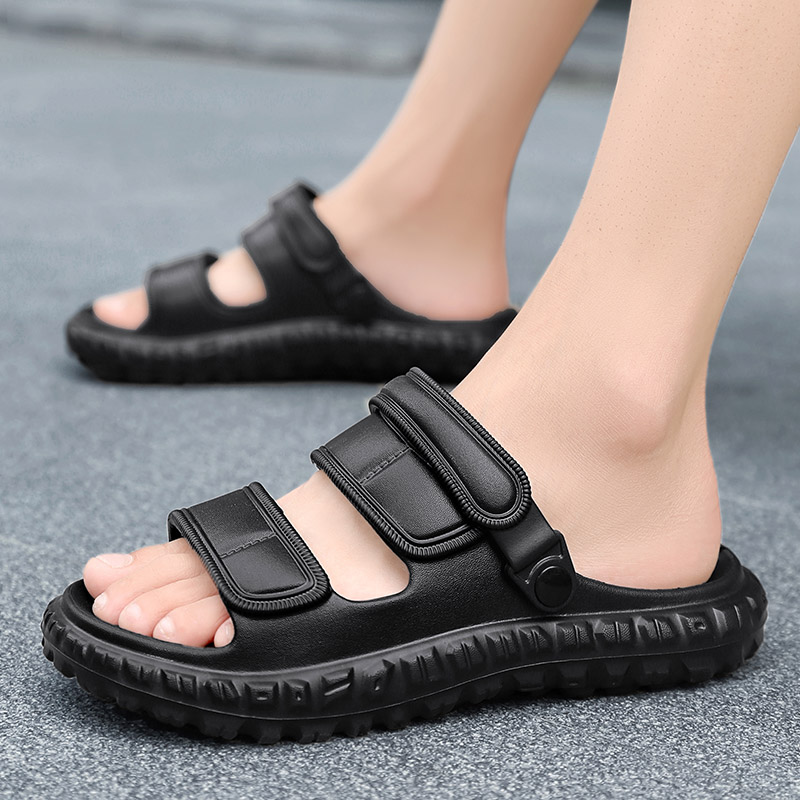 Men'S Shoes Hey Dude - Sommerliche Übergrößen-Herrensandalen: Outdoor-Freizeitschuhe, Leder-Gartenschuhe, Rutschfeste Römerschuhe,