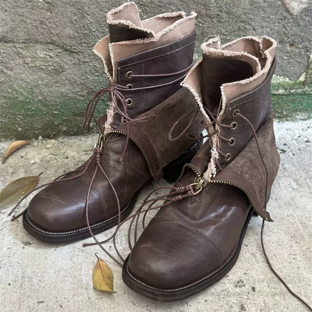Men'S Shoes Increase Height - Trendige Dickbesohlte Hochwertige Stiefel für Herren